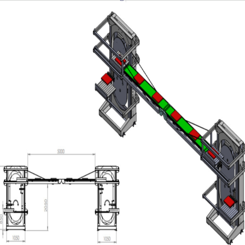 Băng tải chuyển hàng trên cao 